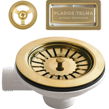 Plados Telma Plados pvd СИФОН И ПРЕЛИВНИК ЗА МИВКА С 1 КОР ЗЛ (kitpvd1g)