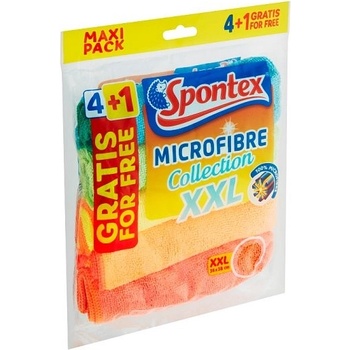 Spontex utierky XXL Microfible 4 + 1 ks