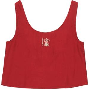 Quiksilver Дамски топ Quiksilver Women's Vista Woven Tank Top - Burnt Russet (916-7078-0113)