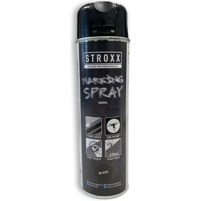 Stroxx značkovací sprej 500 ml černá