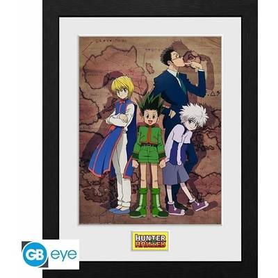 Hunter x Hunter Zarámovaný plakát - Key Art Map