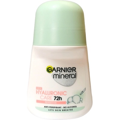 Garnier рол-он дамски, Hyaluronic care, 72h, 50мл
