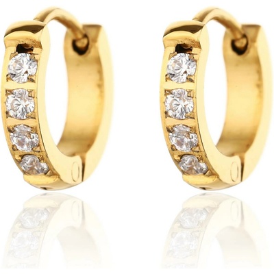 Jan Kos jewellery náušnice z oceli MHTD1017GW00