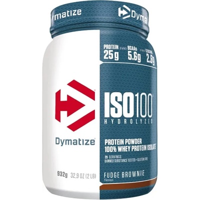 Dymatize ISO 100, fudge brownie, 932 g, Dymatize (25186602)