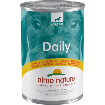 Almo Nature Daily 6х400г Daily Menu Almo Nature, консервирана храна за кучета - пилешко
