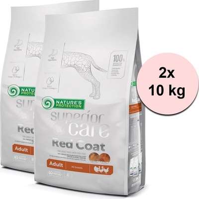 Natures Protection SC GF Red Dog Adult Poultry 2 x 10 kg