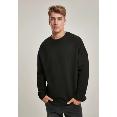 Urban Classics Мъжка блуза в черно Urban Classics Cut On Sleeve Naps Interlock CrewUB-TB3092-00007 - Черен, размер M