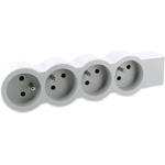 Legrand Разклонител БЯЛ 4x френски стандарт без кабел Standard NEW Legrand (49497)