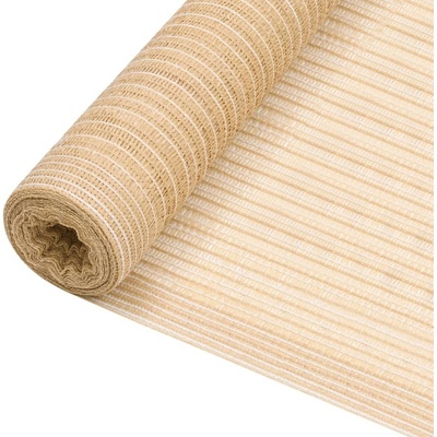 vidaXL Stínící tkanina 1,8 x 25 m HDPE 195 g/m² béžová