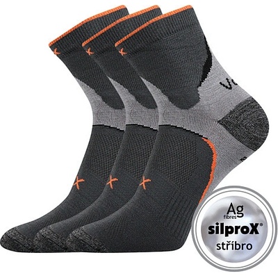 VOXX ponožky Maxter silproX 3 pár tmavě šedá