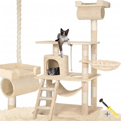 TecTake 402279 Kočičí škrabadlo Stokeley 141 cm – Zboží Dáma