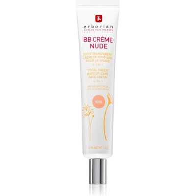 Erborian BB Cream tónovací krém pro dokonalý vzhled pleti SPF 20 velké balení Nude 40 ml