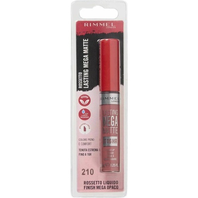 Rimmel Lasting Mega Matte dlhotrvajúci matný tekutý rúž 210 blush 7,4 ml