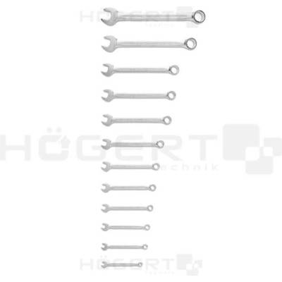 Högert Sada očkoplochých klíčů 12 ks 6-24 mm HT1W492-1