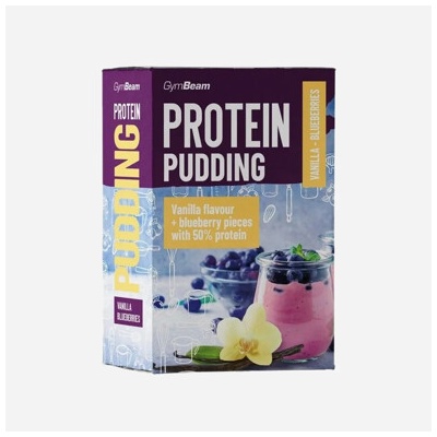 GymBeam Proteínový puding vanilka a čučoriedky 500 g