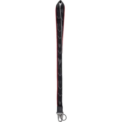 Snúrka na krk KEY HOLDER LONG, SPIDI černá/šedá