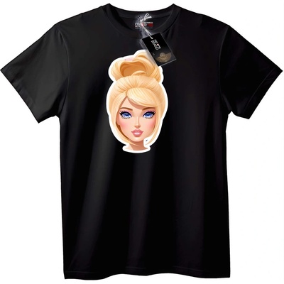 NOONEBRAND Babe Brand Карикатурен Тениска - S, Black