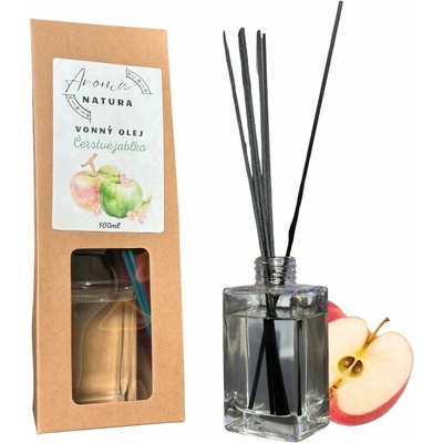Aroma Natura vonný olej s tyčinkami Čerstvé Jablko 150 ml