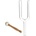 Shamann Transparent Crystal Singing Fork 20 mm Раздвоен тунер (TCSF20)