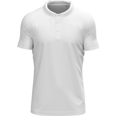 Stedman polokošile Polo Clive strečová krátký rukáv pánská COT05964000101-white