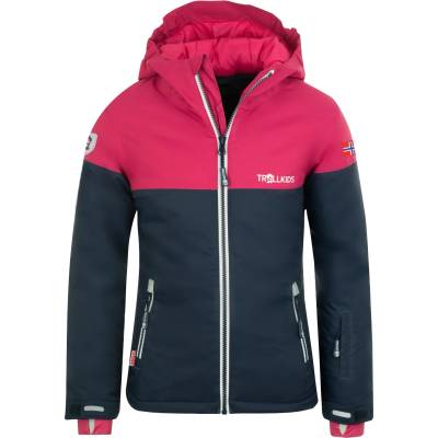 TROLLKIDS Детско ски яке Trollkids Girl's Hallingdal Jacket Winter jacket - Navy / Pink / White - размер 92 (EU) (703-2533-0211)