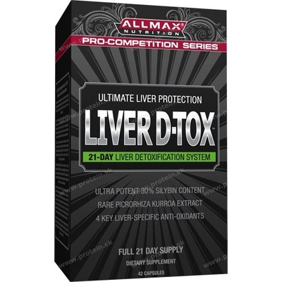 Allmax Liver D-tox 42 kapsúl