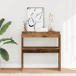 vidaXL Конзолна маса от старо дърво 80x30x80 cm Инженерна дървесина (856624)