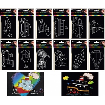 Škrabacie obrázky chrobákov 10,5 x 15,5 cm