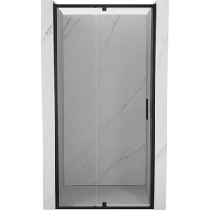 Mexen Exo-R врата за душ кабина 115 см, прозрачна, черна - 819-115-000-70-00 (819-115-000-70-00)