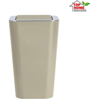 Image 1 of Wenko-Wenselaar GmbH & Co. KG, Germany Кошче за баня с люлеещ се капак Wenko Candy, таупе, 6 л