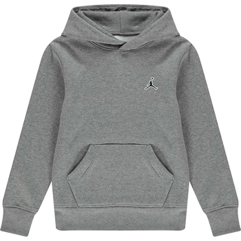 Air Jordan Детски суичър Air Jordan Fleece Hoodie Junior Boys - Carbon Heather