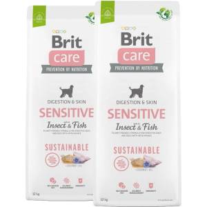 Brit Care Dog Sustainable Sensitive 2 x 12 кг