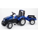 Detské šliapacie vozidlá Falk FALK Šlapací traktor New Holland T8 s vlečkou FA-3090B