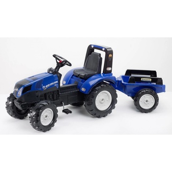 Falk FALK Šlapací traktor New Holland T8 s vlečkou FA-3090B