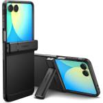 Spigen Калъф за Samsung Galaxy Z Flip7 - Spigen - Tough Armor Pro MagSafe - Черен