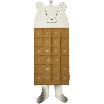 Liewood Adventný kalendár Klaus Mr bear golden caramel multi mix