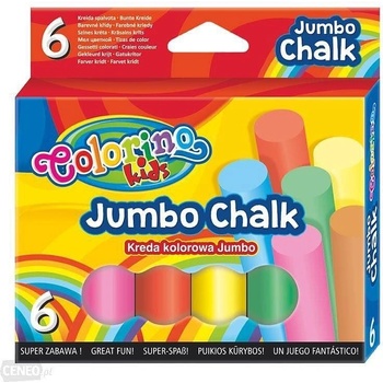 Colorino Цветни тебешири 6 цвята Jumbo Colorino (65818)