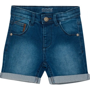 Minymo Детски къси панталони Minymo Kid's Shorts Power Stretch Shorts - Denim - размер 128 (EU) (701-1995-0214)