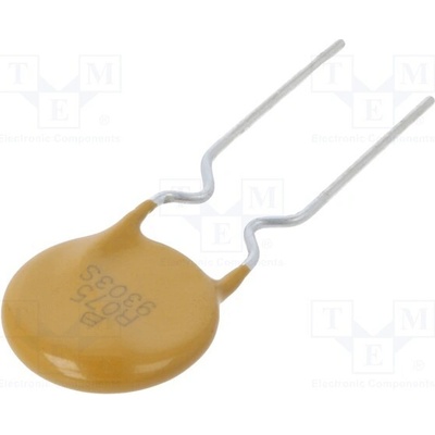 BOURNS MF-R075 Pojistka: polymerová PTC; 750mA; Imax: 40A; PCB,THT; MF-R; volně
