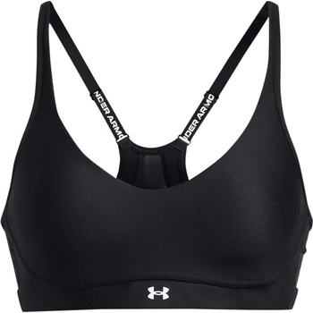 Under Armour Women's Infinity Low Impact Sports Bra - Black/White