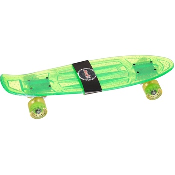 Скейтборд Cruiser Traction Transparent, зелен - Зелен