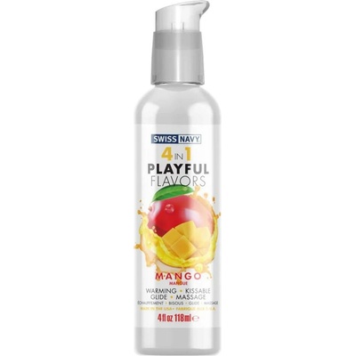 Swiss Navy Playful 4 in1 lubrikačný gél Mango 118 ml