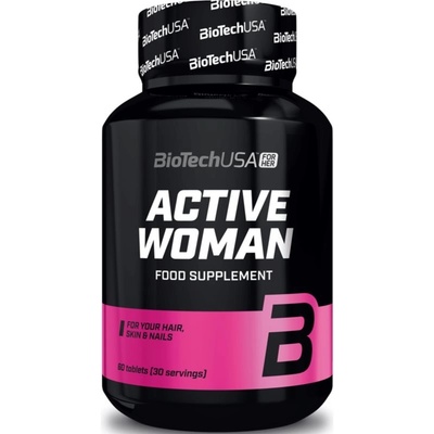 BioTechUSA Active Woman komplexný multivitamín s minerálmi pre ženy 60 tabliet