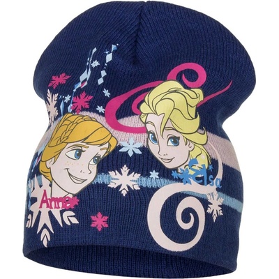 Modrá čiapka Frozen II Anna a Elsa