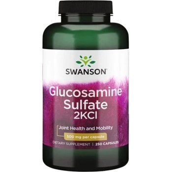 Image 1 of Swanson Glucosamine Sulfate 2KCl 500 mg [250 капсули]