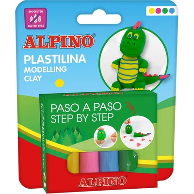 Alpino Balenie modelovacej hmoty DINO 4X25g