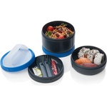 humangear Stax Модулна кутия за обяд XL сиво-синя (070908)