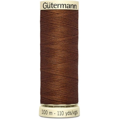 Nit PES Gütermann 100 (100m) - univerzální barva 650 - hnědá