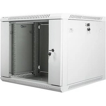 Lanberg rack cabinet 19 wall-mount 9U / 600x600 for self-assembly (flat pack), grey (WF01-6609-10S)