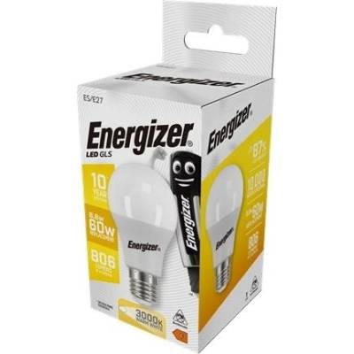 Energizer LED žiarovka, E27, klasická guľa, 8,8W 60W, 806lm, 3000K
